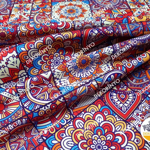 Etnik Patchwork Kumaş