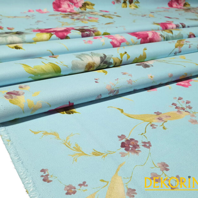 Vintage Çiçekli Kumaş