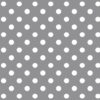 Gri Büyük Puantiyeli Kumaş
