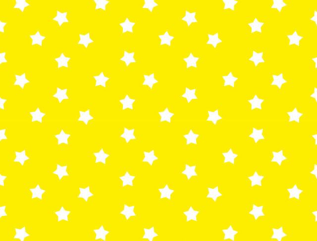Sarı Küçük Sevimli Yıldızlar Kumaş
