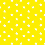 Sarı Küçük Sevimli Yıldızlar Kumaş