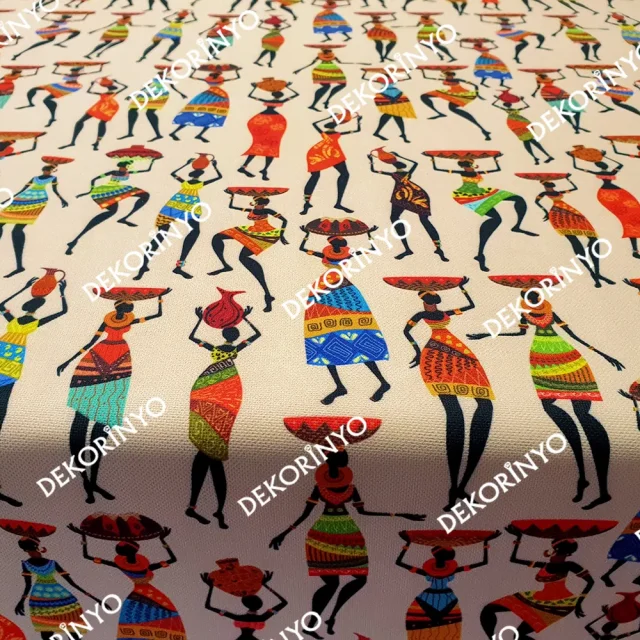 Afro Kadınlar Kumaş