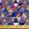 Otantik Rengarenk Üçgenler Kumaş