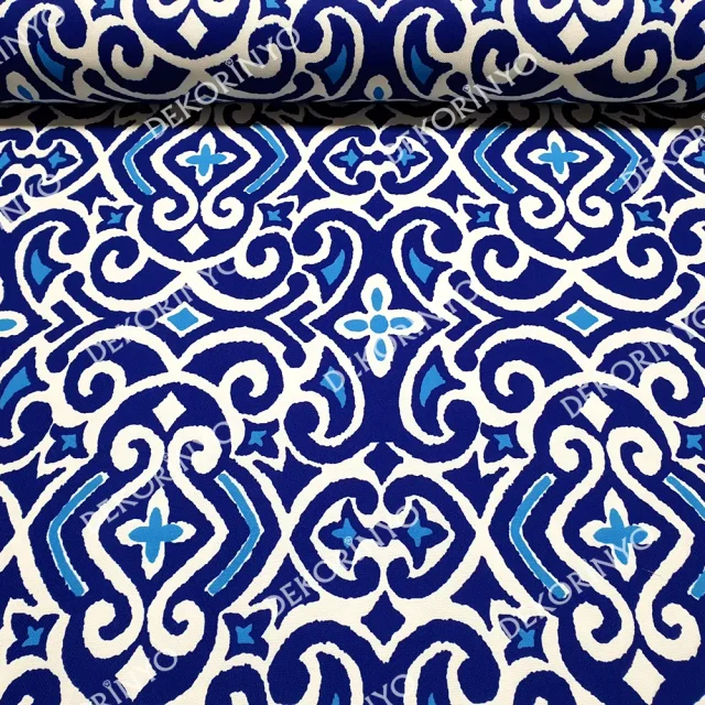 Damask Marin Kumaş