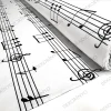 Müzik Notaları Kumaş