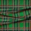Yeşil Ekose Kumaş
