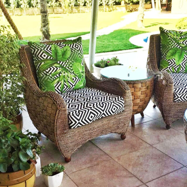 Tropikal Desenli Kumaş