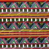 Rengarenk Şeritli Üçgenli Kumaş