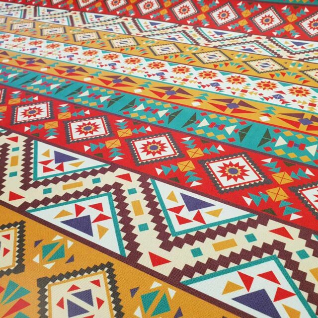 Kilim Desenli Kumaş