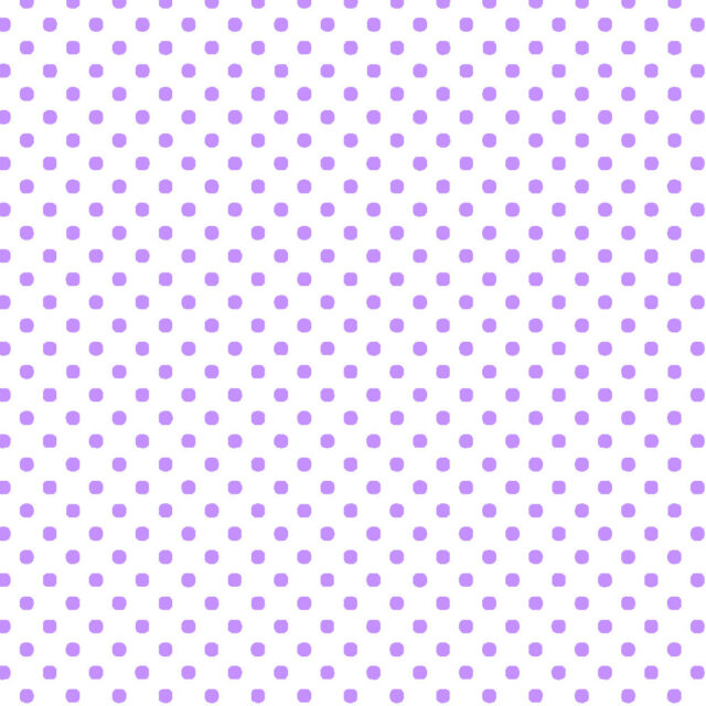 Beyaz Zemin Lila Puantiyeli Kumaş