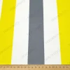 Sarı Gri Beyaz Çizgili Kumaş