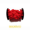 Kırmızı Ponpon Şerit