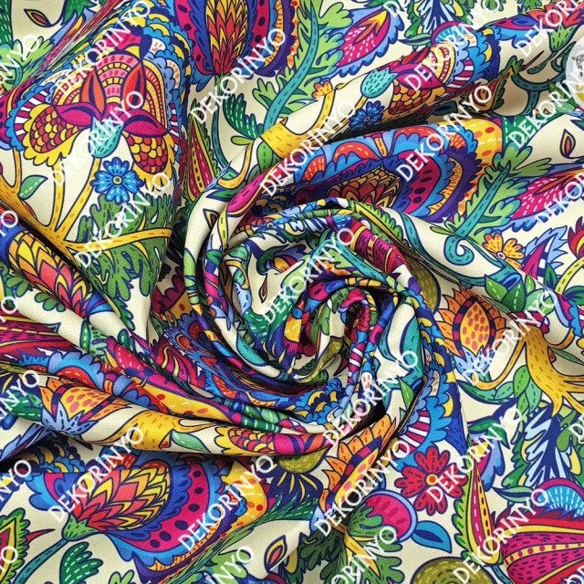 Meksika Çiçekleri Kumaş