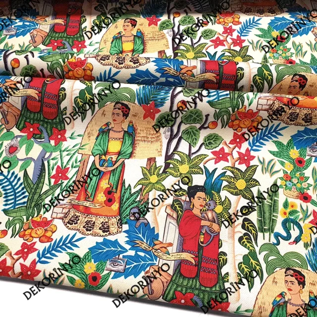 Frida Kahlo Bahçesi Kumaş