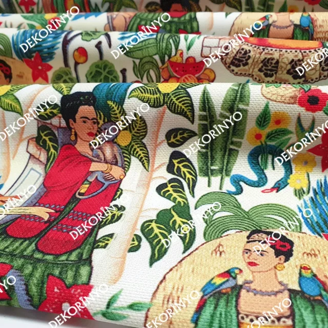Frida Kahlo Bahçesi Kumaş