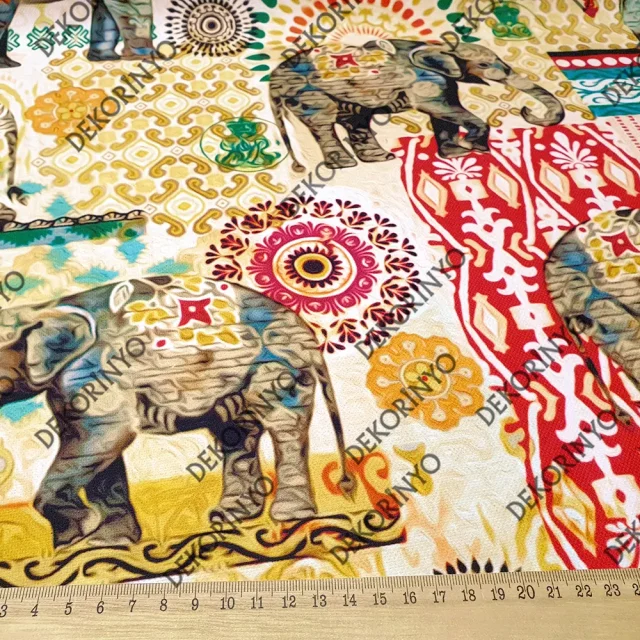 Hint Filleri Desenli Kumaş