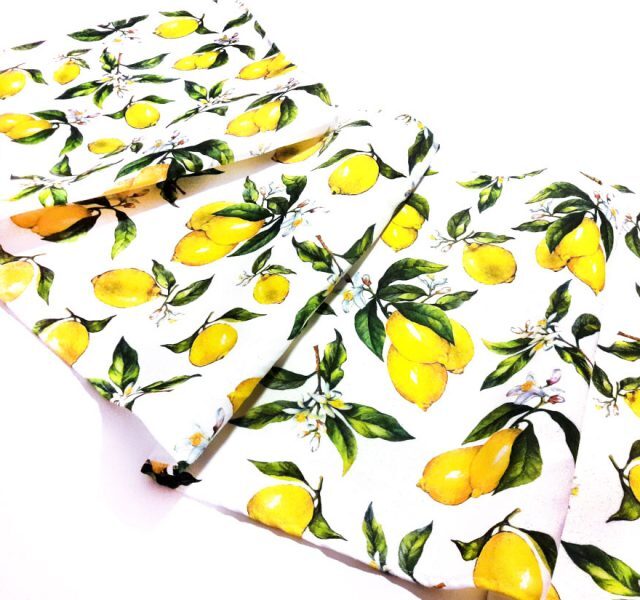 Limon Desenli Runner