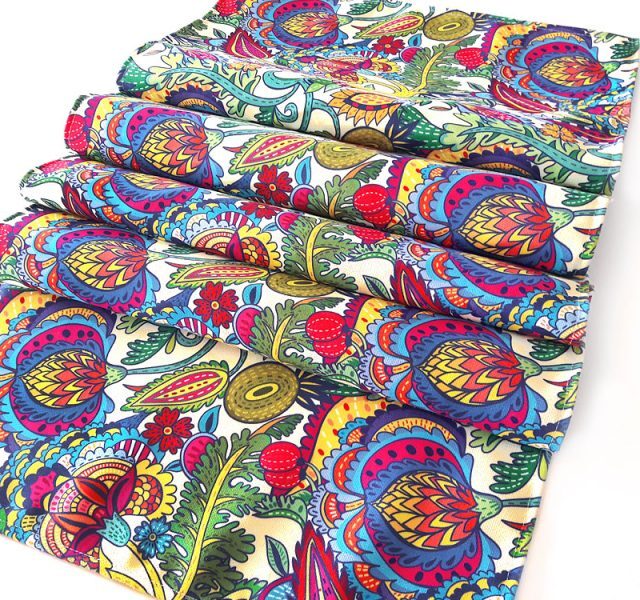 Meksika Çiçekleri Runner