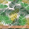 Retro Palmiye Yaprakları Kumaş