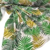 Retro Palmiye Yaprakları Kumaş