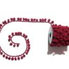 Bordo Ponpon Şerit
