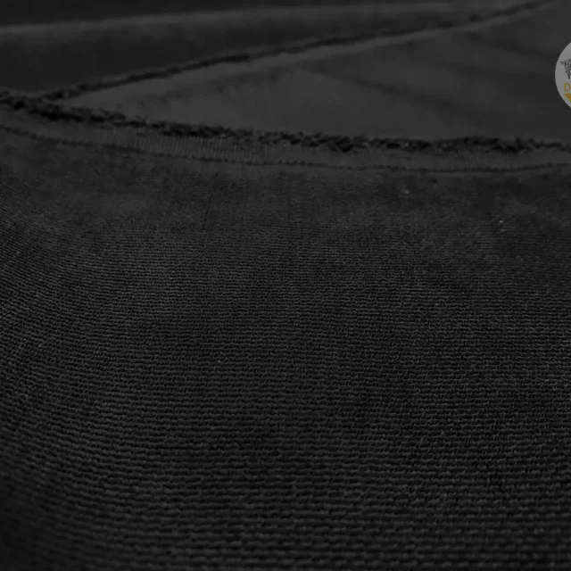 Siyah Düz Döşemelik Kumaş