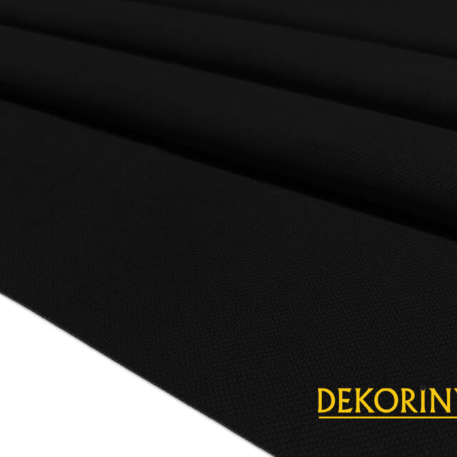 Siyah Düz Döşemelik Kumaş