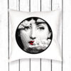 Bulutlu Fornasetti Yastık