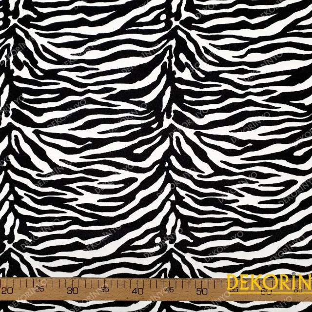 Zebra Desenli Kumaş