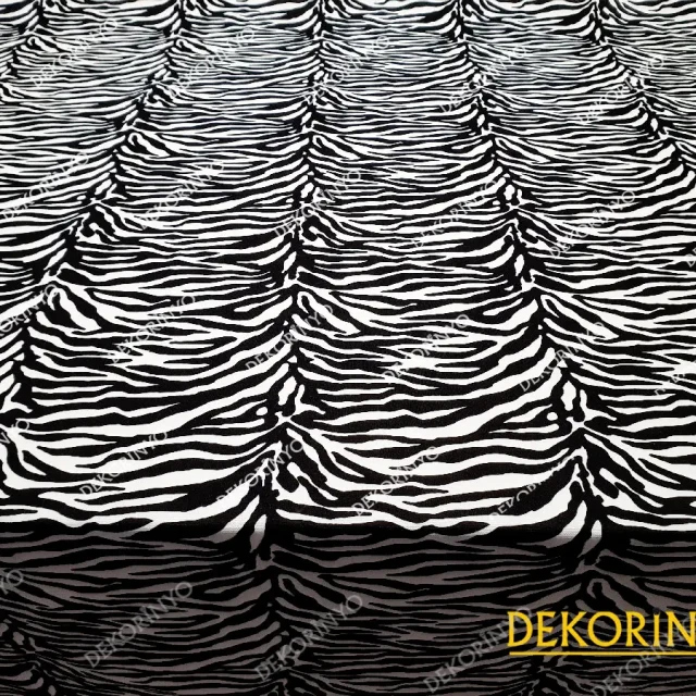 Zebra Desenli Kumaş
