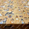 Mısır Firavunları Desenli Kumaş