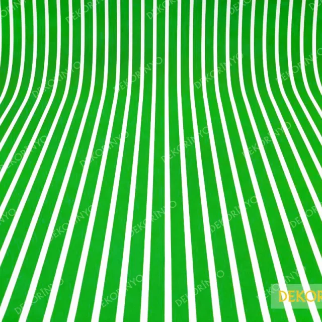 Yeşil Çizgili Kumaş