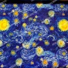 Van Gogh Yıldızlı Gece Kumaş