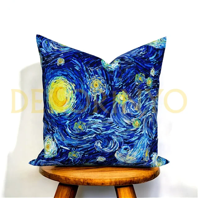 Van Gogh Yıldızlı Gece Kırlent