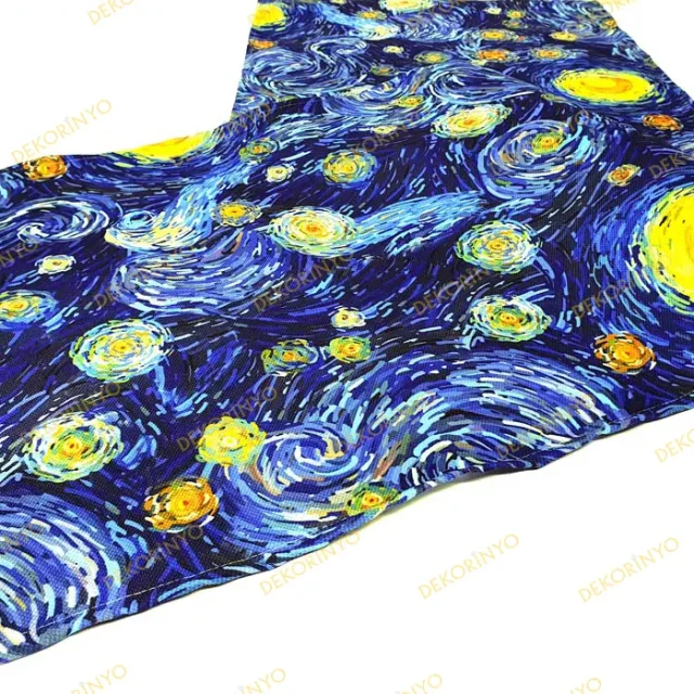 Van Gogh Yıldızlı Gece Runner
