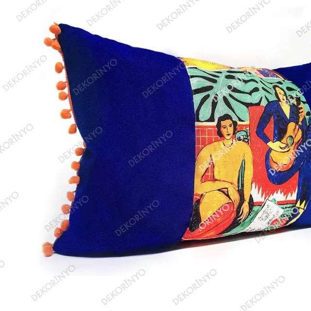 Frida Kahlo Müzikali Dikdörtgen Kırlent