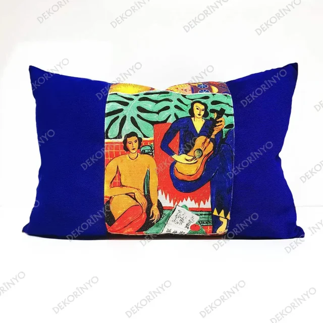 Frida Kahlo Müzikali Dikdörtgen Kırlent