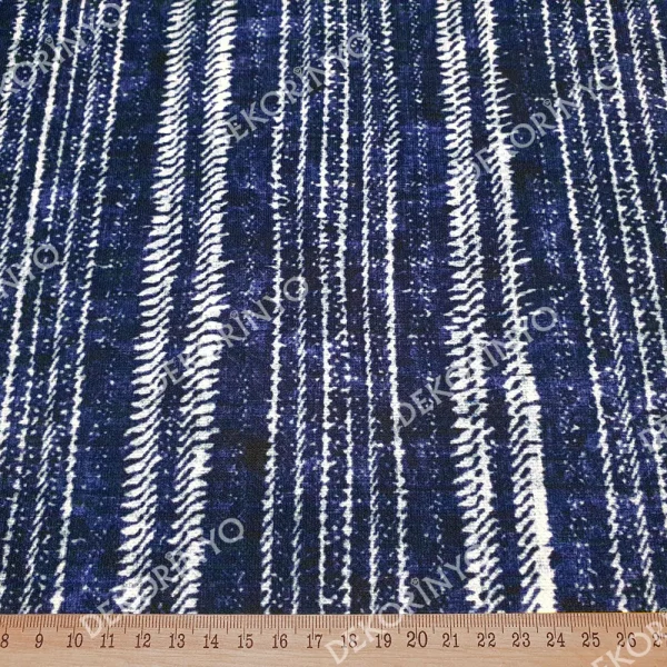 Kot Batik Desenli Döşemelik Kumaş