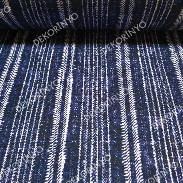 Kot Batik Desenli Döşemelik Kumaş