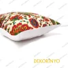 Çiçekli Etnik Desenli Kırlent