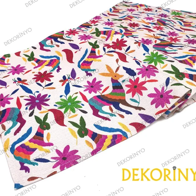 Meksika Bozkırları Desenli Runner