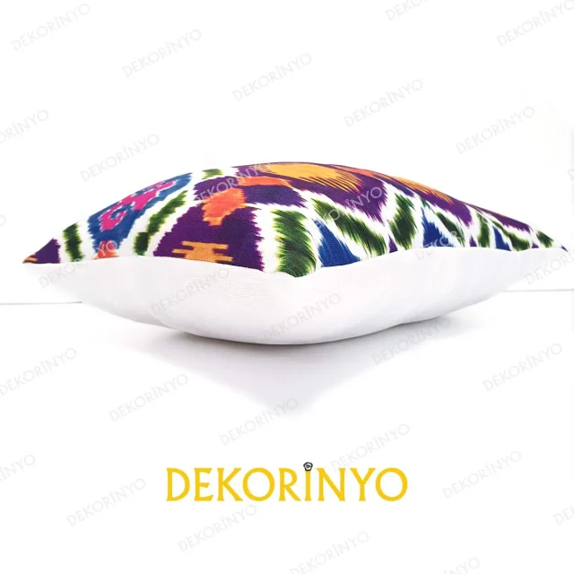 Bohem İkat Desenli Dikdörtgen Kırlent