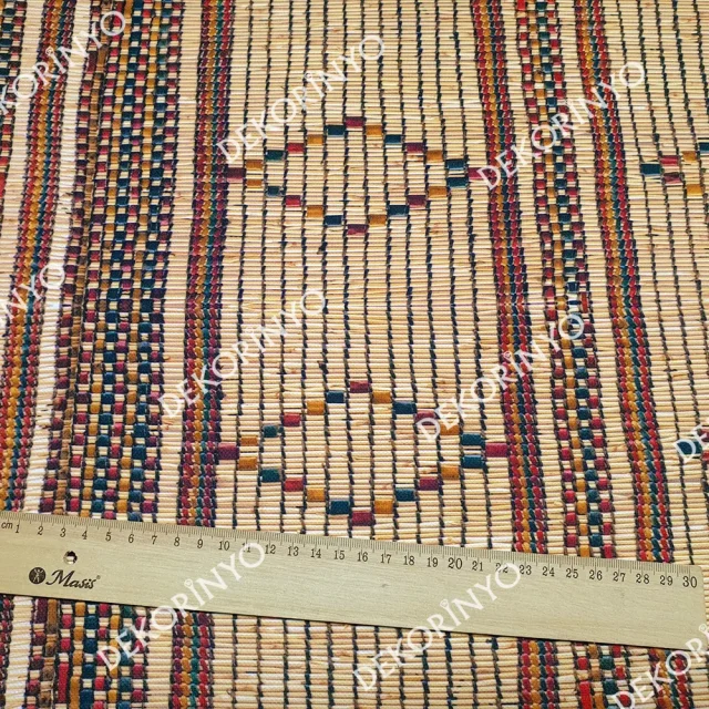 Hasır Görünümlü Döşemelik Kumaş