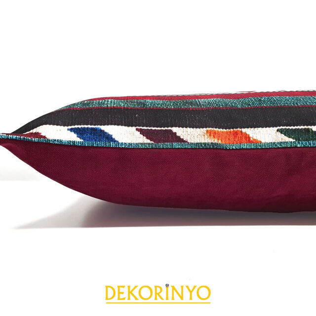 Dokuma Efektli Kilim Desenli Kırlent