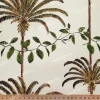 Dekoratif Palmiyeler Desenli Döşemelik Kumaş