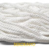 Beyaz Örgü Halat İp