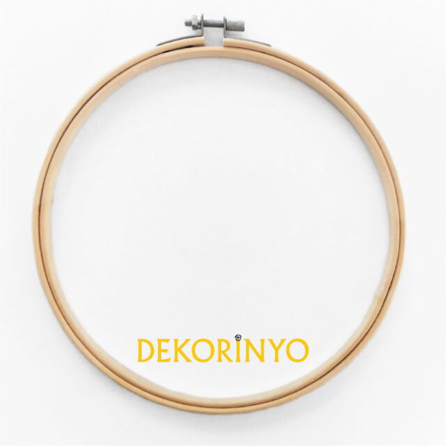 Vidalı Bambu Kasnak 34 cm