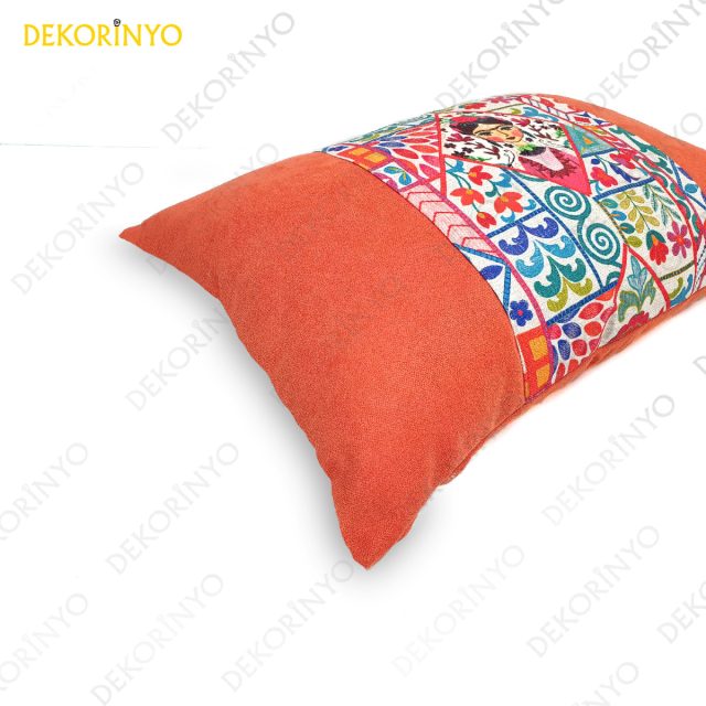 İğne Oyası Frida Dikdörtgen Kırlent