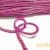 Simli Pembe Kordon Halat İp
