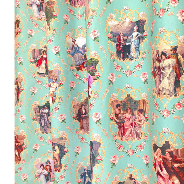 Aşk Çeşmesi Desenli Perde